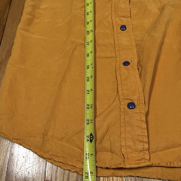 Levis Made & Crafted Sz 1 Small Rockabilly Embroidered Bird Snap Button Shirt - Picture 6 of 11